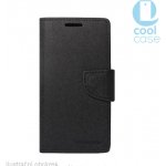 Pouzdro FANCY BOOK Honor 7X Černé – Zboží Mobilmania