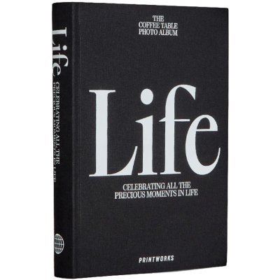 Fotoalbum LIFE, černá, Printworks – Zboží Živě