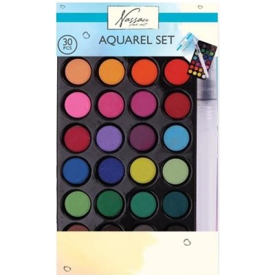 Creative Craft Group Akvarelové barvy sada 28 barev + příslušenství – Hledejceny.cz