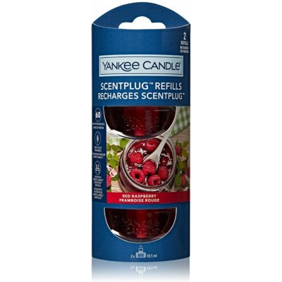 Yankee Candle RED RASPBERRY, náplň pro vůni do elektrické zásuvky, 2 x 18,5 ml – Zboží Mobilmania