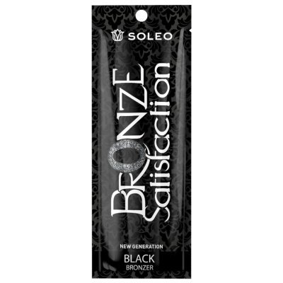 Soleo BRONZE Satisfaction BLACK BRONZER intensive bronzer with precious oils krém do solária 15 ml – Sleviste.cz
