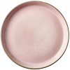Talíř Bitz Růžovošedý dezertní talíř z kameniny 17 cm Mensa