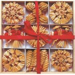 Anděl Přerov Slaměné ozdoby v krabičce 40 ks – Zboží Mobilmania