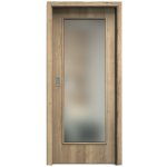 Sapeli Elegant Komfort M40 posuvné dub Halifax 100 x 210 cm Satináto bílé – Hledejceny.cz