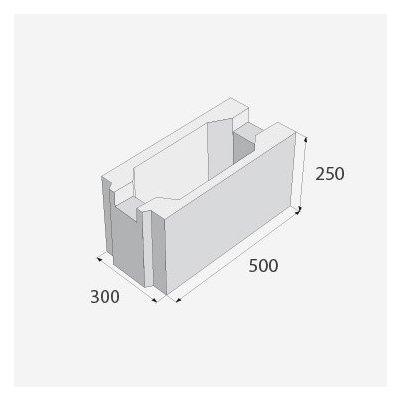 Ztracené bednění 30, 30x25x50 cm – Zboží Mobilmania