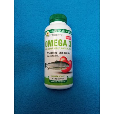 Bio-Pharma Omega 3 Forte 1200 mg 135 tablet – Zboží Dáma