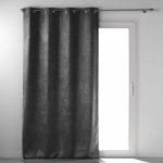 douceur d'intérieur Antracitový sametový zatemňovací závěs 135x280 cm Melodie – douceur d'intérieur – Hledejceny.cz