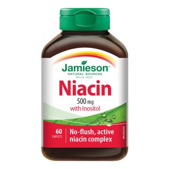 Jamieson Niacin 500 mg s inositolem 60 tablet