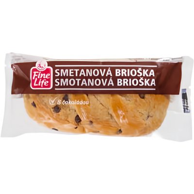 Fine Life Smetanové briošky s čokoládou 8 x 35 g – Zboží Dáma