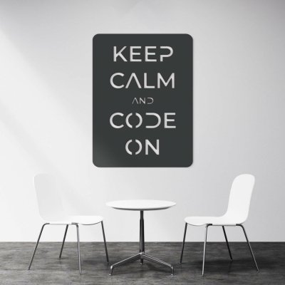 Dárek pro geeka - Keep calm and code on – Zbozi.Blesk.cz