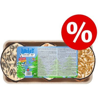 Lillebro kokosové skořápky plněné krmivem 600 g – Hledejceny.cz