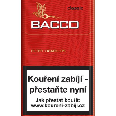 Bacco Classic Cigarillos Filtr 17 ks – Zbozi.Blesk.cz