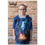 Baagl zástěra / pončo Roboti černá – Zboží Dáma