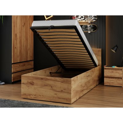 AMI Nábytek DM1 s roštem a úložným prostorem dub craft – Zboží Dáma