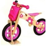 Bino DŘEVO růžové květinové – Zboží Dáma