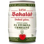 Bakalář ležák za studena chmelený 12° 5,2% 5 l (sud)