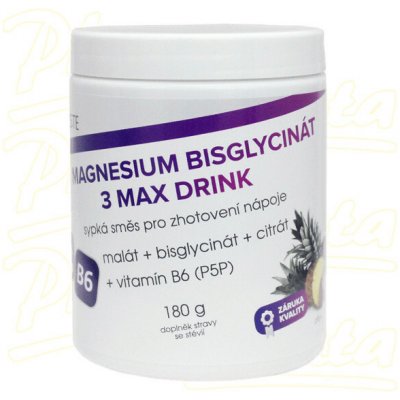 Vieste Magnesium bisglycinát 3 Max drink ananas 180 g – Hledejceny.cz