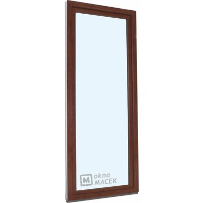 Kömmerling balkonové dveře 70 AD OS pravé ořech/ořech 80 x 240 cm jednostranná klika + madýlko + PVC rám – Hledejceny.cz