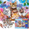 Puzzle Castorland Koťata s květinami 120 dílků