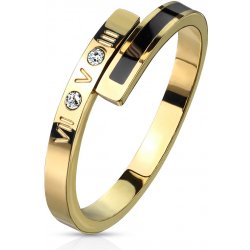 Mabell Dámský prsten z chirurgické oceli JOSÉPHINE CZ221R M7215G 6C45