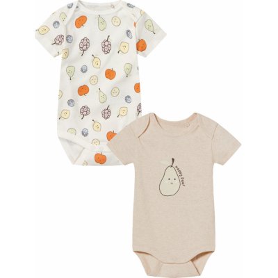 Lupilu Dívčí body s BIO bavlnou 2kusy béžová bílé – Zboží Dáma