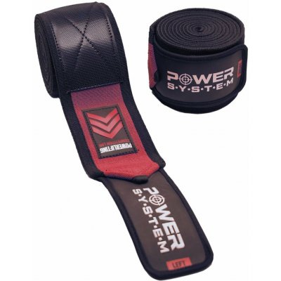 Power System Pevné bandáže na kolena Knee Wraps Extreme Červená – Hledejceny.cz