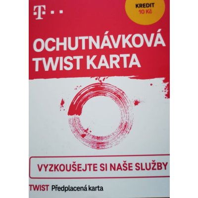 T-Mobile SIM karta 10,- Kč kredit – Sleviste.cz