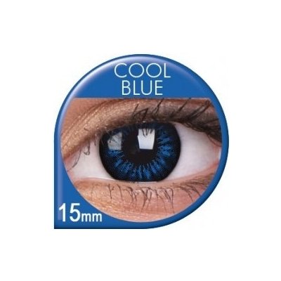 MaxVue ColorVue Big Eyes Cool Blue barevné tříměsíční nedioptrické 2 čočky – Hledejceny.cz