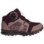 adidas dětské kotníkové boty Terrex Boa Mid R.Rdy K purpurová / tmavě červená