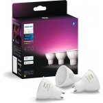Hue WACA sada 3x žárovka LED GU10 4,2W 400lm 2000-6500K RGB CRI80 IP20 – Sleviste.cz
