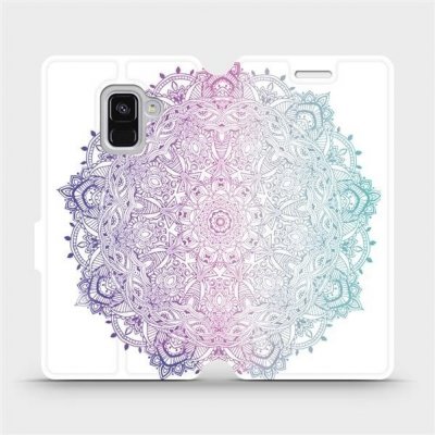 Pouzdro Mobiwear parádní flip Samsung Galaxy A8 2018 - M008S Mandala