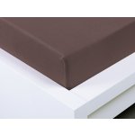Xpose Jersey prostěradlo Exclusive tmavě hnědé 90x200 – Zboží Dáma
