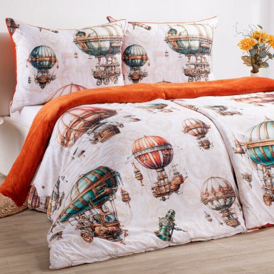 decoDoma povlečení Dual Feel ZEPPELIN 140x200 70x90 – Zbozi.Blesk.cz