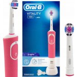 Oral-B Vitality 100 3D White Pink – Sleviste.cz