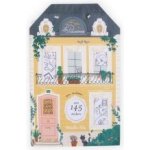 Moulin Roty knížka se samolepkami žlutý dům – Hledejceny.cz