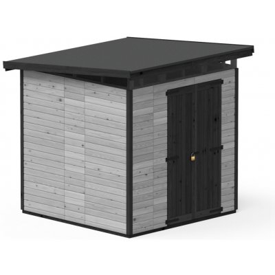 Upyard Strongbox XL vč. základů 203 x 203 cm šedá – Hledejceny.cz