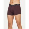 Boxerky, trenky, slipy Thought Fashion UK bambusové boxerky Michael merlot red