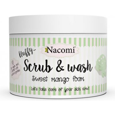 Nacomi peelingová a čistící pěna Mango 180 ml – Zboží Mobilmania