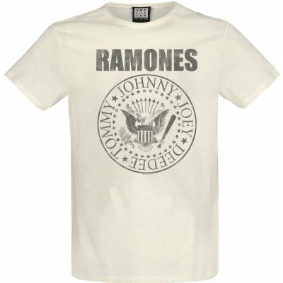 Tričko metal AMPLIFIED Ramones VINTAGE SHIELD černá