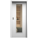 Sapeli Elegant Komfort M55 posuvné bílá perla 100 x 210 cm Planibel bronz – Hledejceny.cz