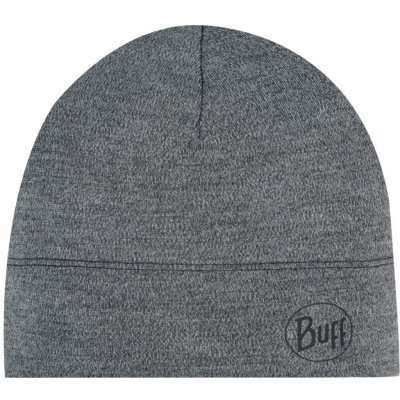 Buff merino Wool Hat Midweight light grey melange – Hledejceny.cz