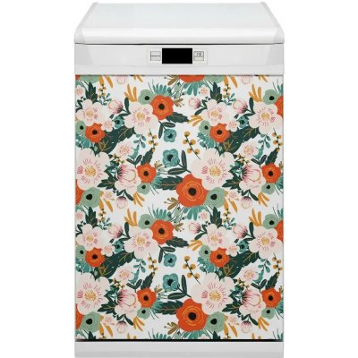 Magnet na myčku Barevné květiny 45x70 cm – Hledejceny.cz