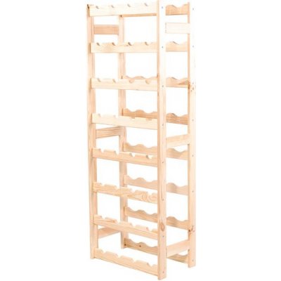 AtmoWood Dřevěný regál na víno 32 lahví – Zboží Dáma