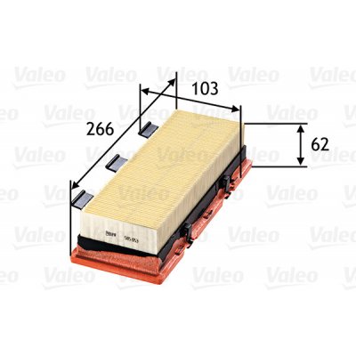 Vzduchový filtr VALEO 585053 – Hledejceny.cz