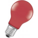Osram LED světelný zdroj, 2,5 W, 10 lm, červená, E27 LED STAR CL A RED 15 NON-DIM 2,5W – Sleviste.cz