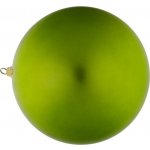 DECOLED Velká vánoční ozdoba zelená lesklá 40 cm plastová koule – Hledejceny.cz