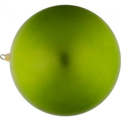 DECOLED Velká vánoční ozdoba zelená lesklá 40 cm plastová koule – Hledejceny.cz