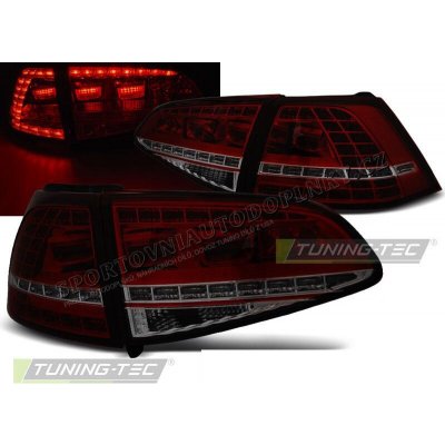 VW Golf 7 2013- zadní lampy red smoke LED GTI Look – Hledejceny.cz