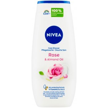 Nivea Rose & Almond Oil sprchový gel 250 ml