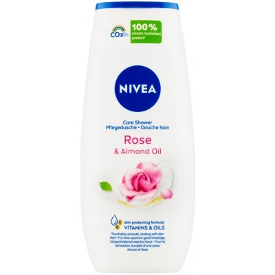 Nivea Rose & Almond Oil sprchový gel 250 ml – Zboží Mobilmania
